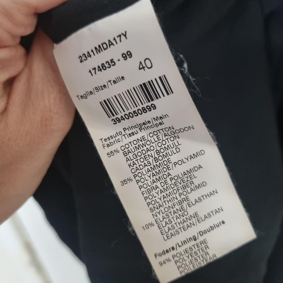 Msgm black/red/white v neck frilly bodycon dressIT 40 UK 12. - Picture 4 of 4